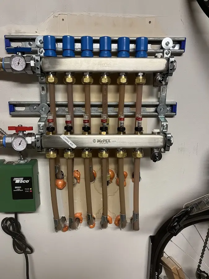 Plumber performing Leak Detection at a residential property in Green Forest